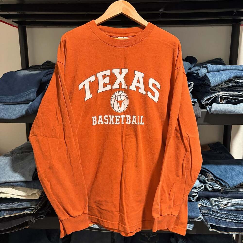 Alstyle Apparel Texas Longhorns Basketball Long Sleeve Size L